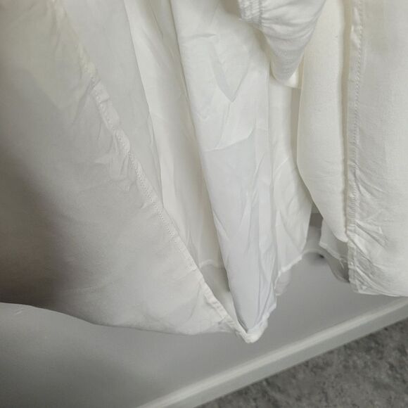 Zesica tiered skirt smocked top flutter sleeve key hole maxi dress size xxl NWT - Picture 6 of 9